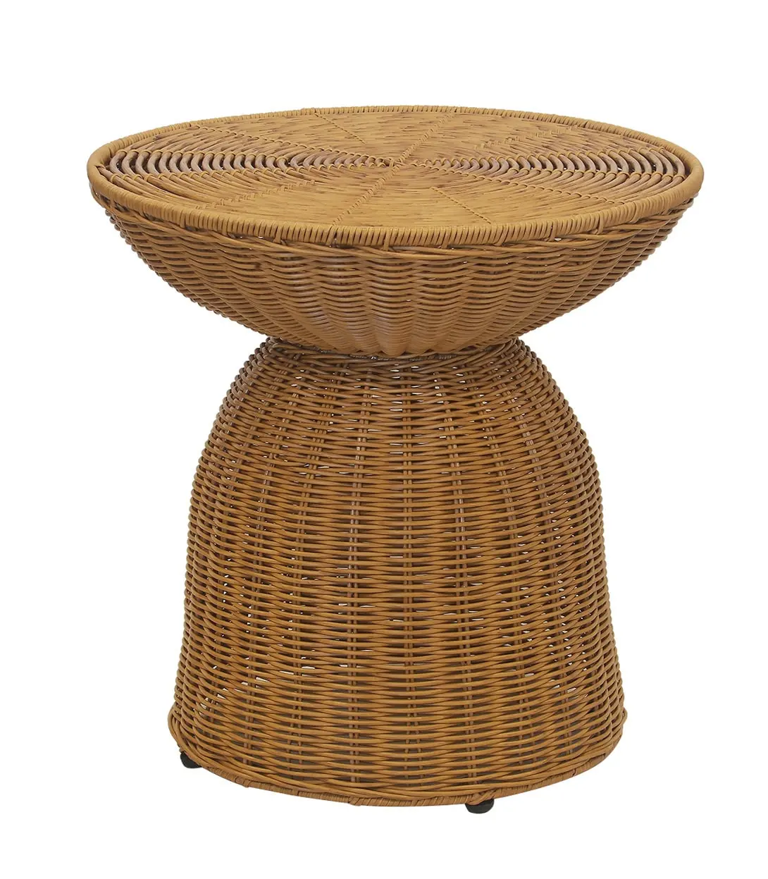 Rattan Table - Modern Design Wooden Tray